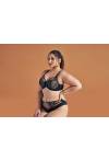 AVA Brasilianische Slips, schwarz, hoher Bund – AV 2072/B BLACK