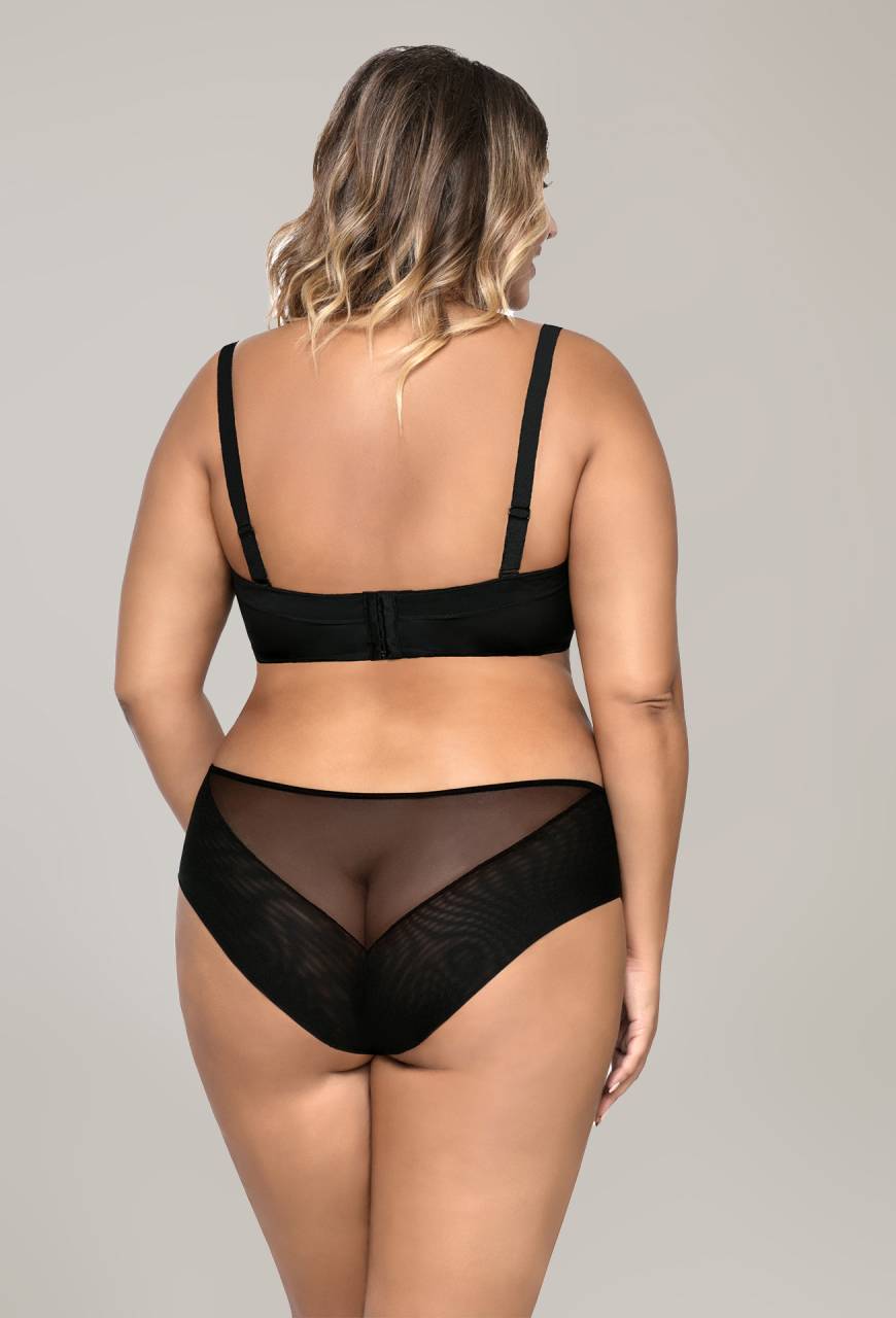 BH AVA, Bardot-Modell, schwarz – AV 1787 STRAPLESS BLACK