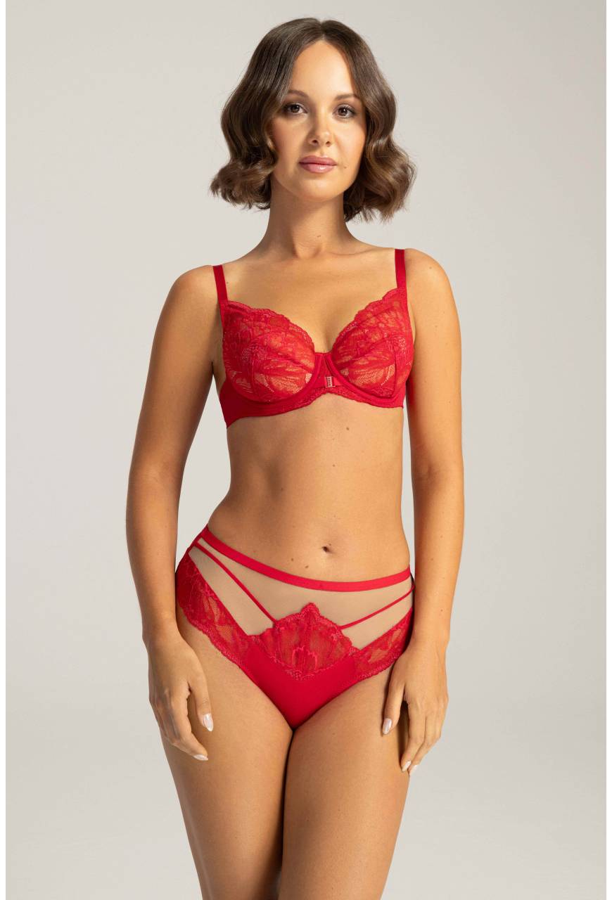 AVA-BH aus Spitze, rot – AAV 2156 Push-up Barbados
