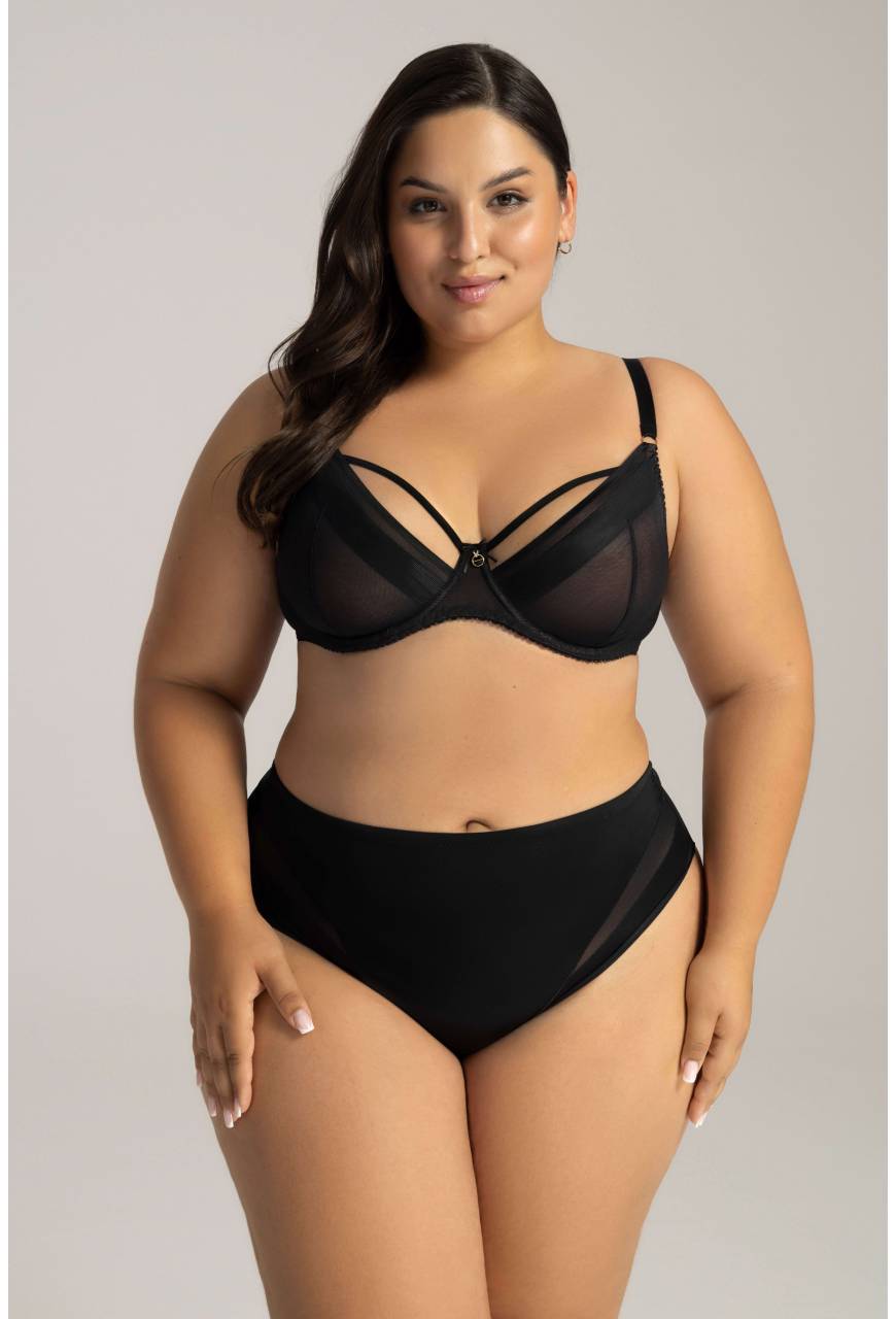 Biustonosz AVA, miękki, czarny – AAV 1824/4 Soft Black