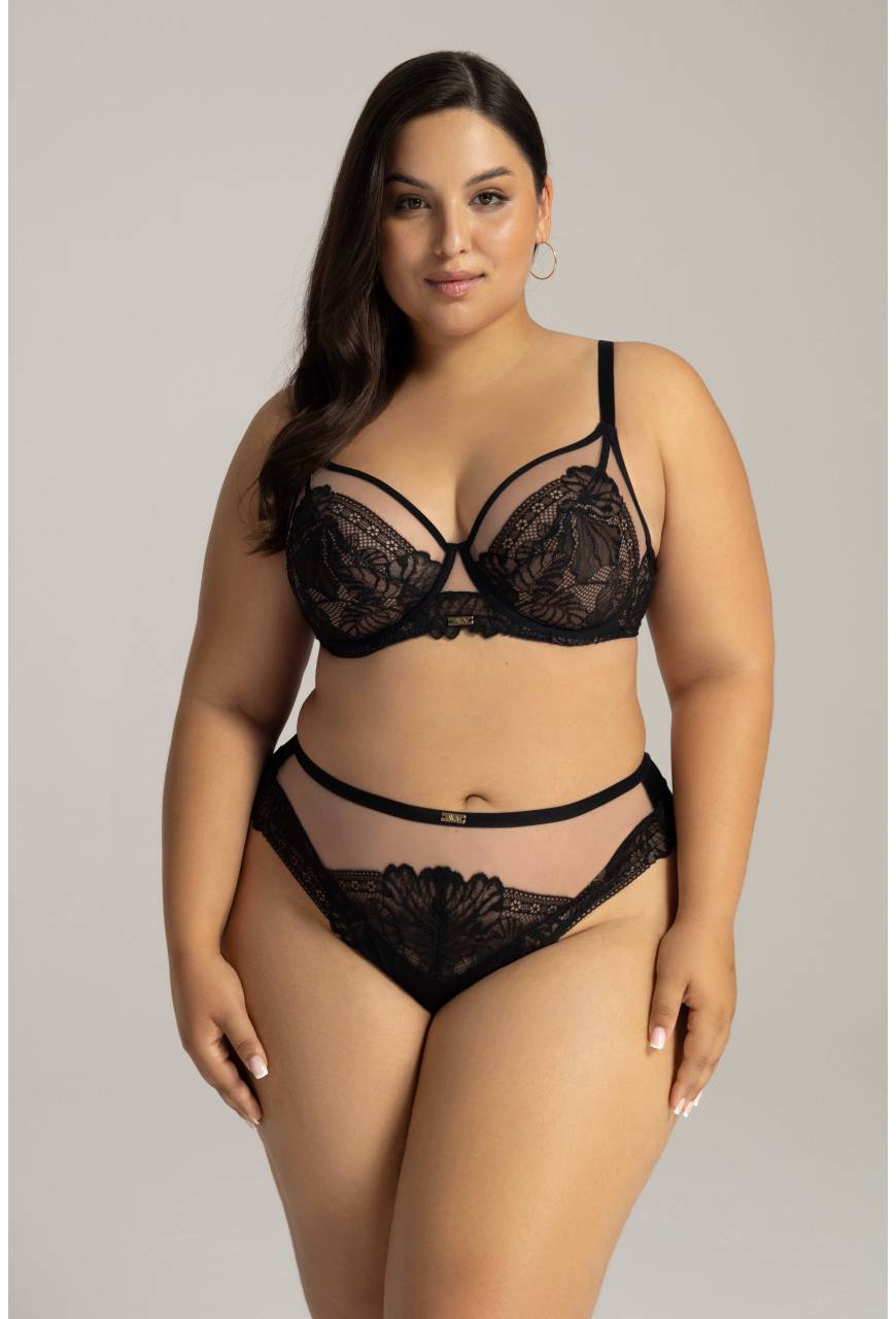 AVA-Slip, Spitzenslip, schwarz – AV 2146 Black
