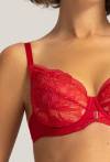 AVA-BH aus Spitze, rot – AAV 2156 Push-up Barbados