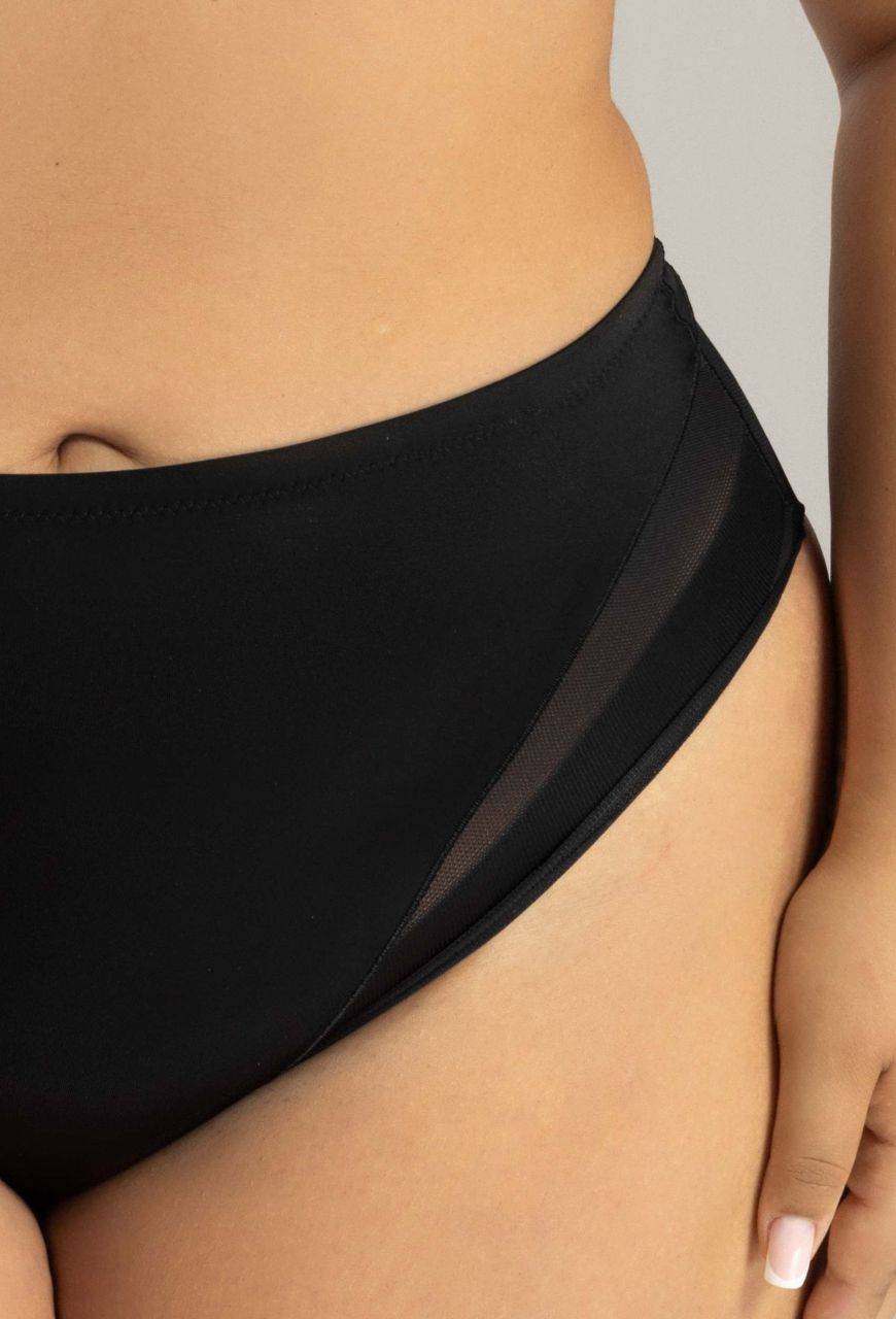 Figi AVA majtki czarne, klasyczne i eleganckie – AV 1824/4 Black