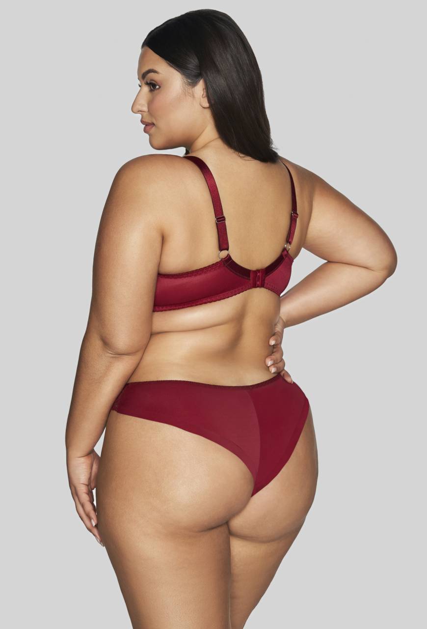 Biustonosz AVA, półusztywniany, rubinowy – AV 1030 Semi Soft Ruby