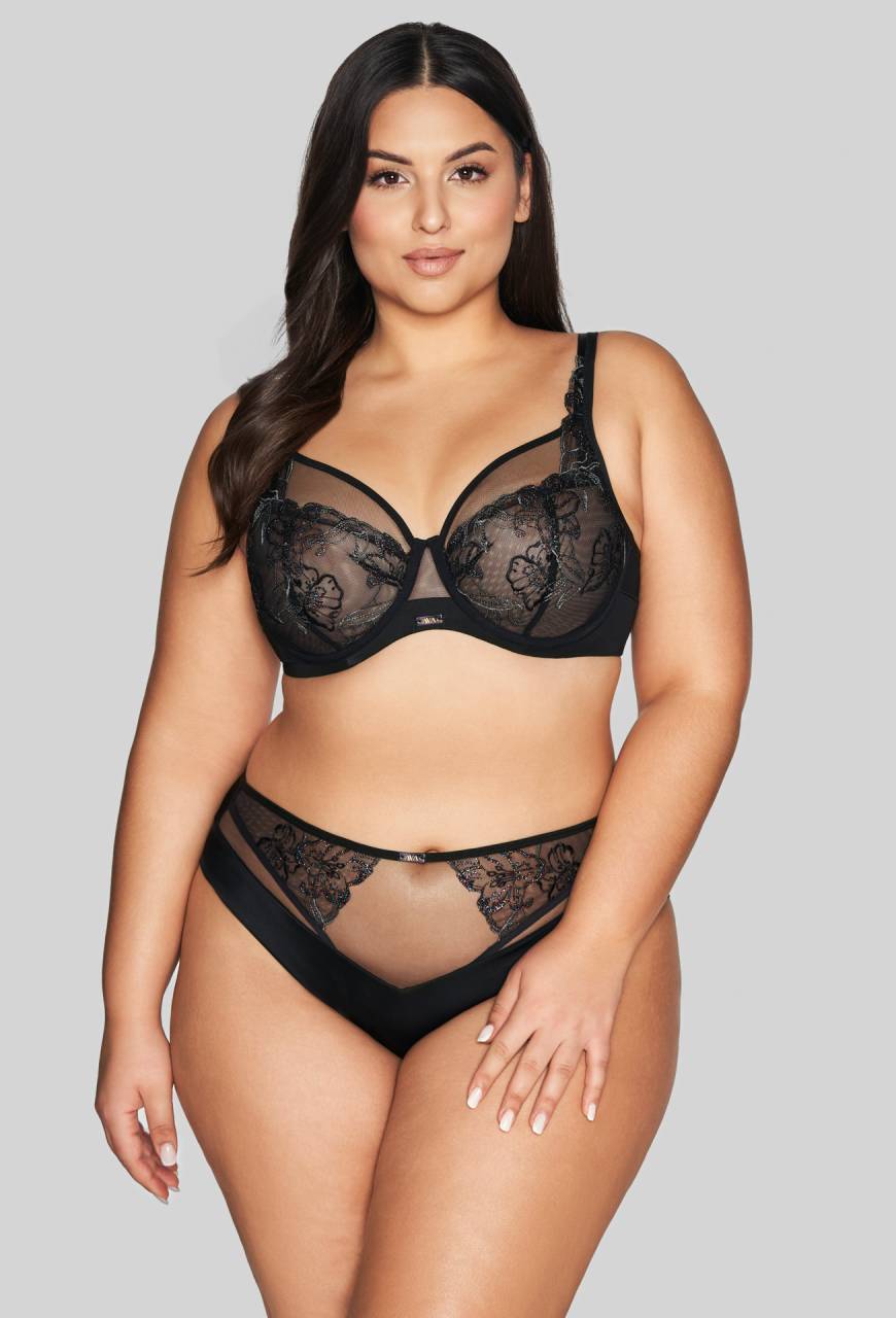 Podprsenka AVA černá, měkké košíčky – AV 2072 SOFT BLACK