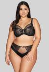 AVA-Slip, schwarz, hoher Bund – AV 2072 BLACK