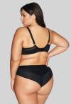 AVA Brasilianische Slips, schwarz, hoher Bund – AV 2072/B BLACK