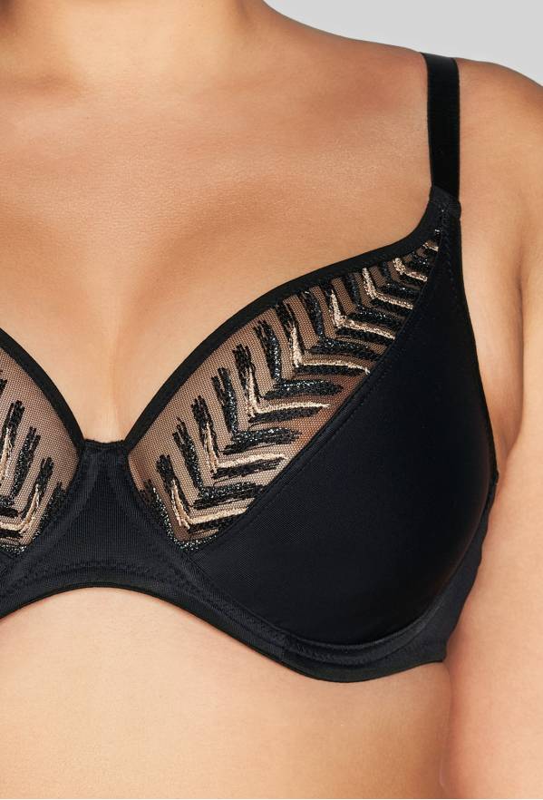 AV 2118 Soft Bralette Black