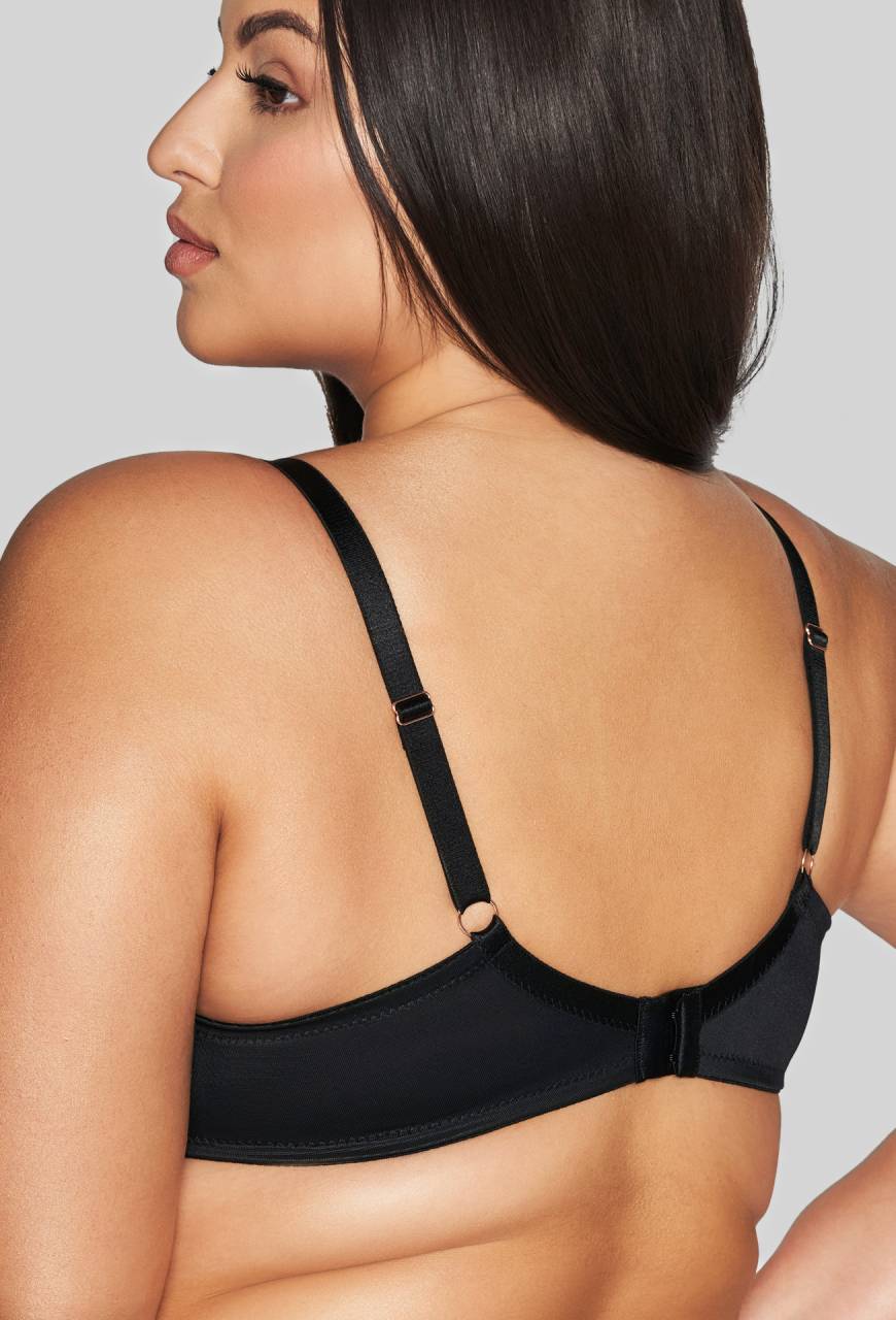Podprsenka AVA černá, měkká braletka – AV 2118 Soft Bralette Black