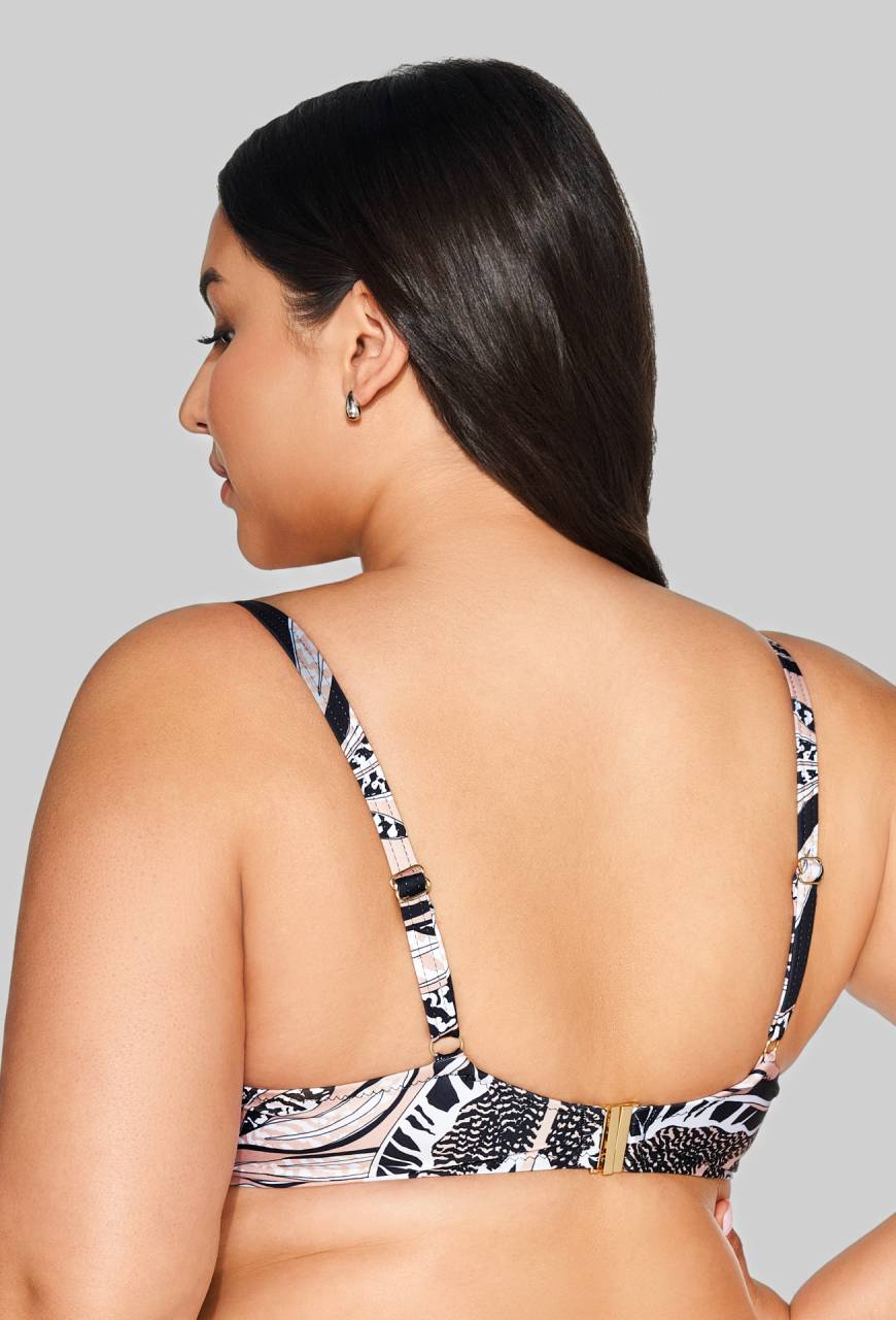 Biustonosz kąpielowy AVA z pełnymi miseczkami  – SK 220 Full Cup Latte