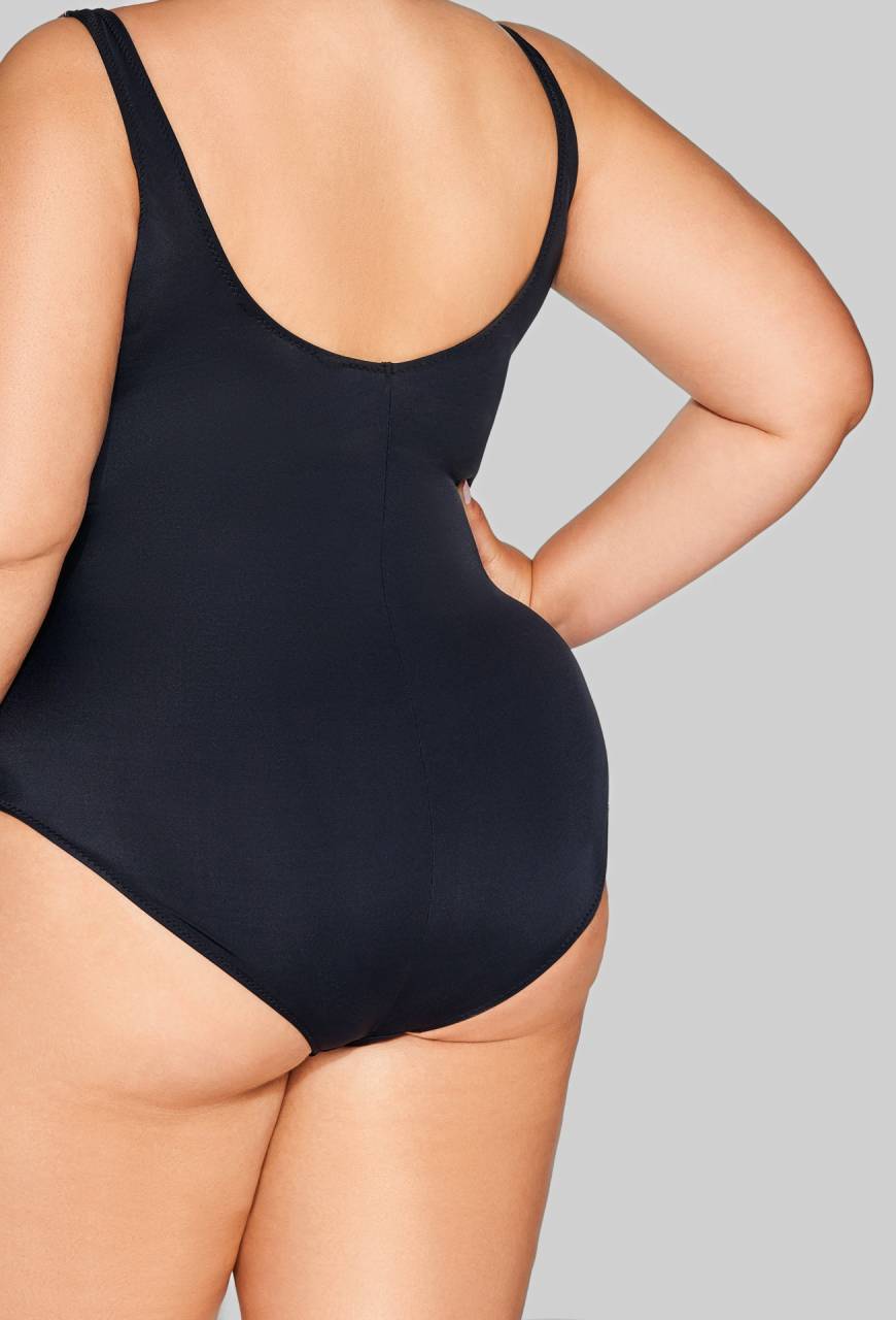 SKJ 61 Latte one-piece swimsuit