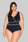 AVA Einteiler, figurbetont, schwarz – SKJ 62 Black