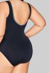 AVA Einteiler, figurbetont, schwarz – SKJ 62 Black