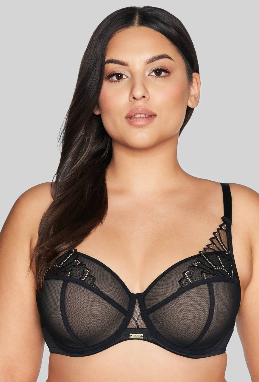 AV 2116 Full Cup Black Bra