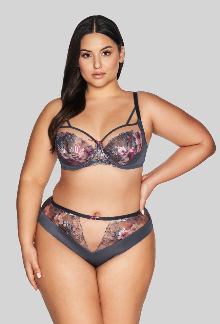 BH AVA, grau, bestickter Tüll – AV 2123 Soft Gray