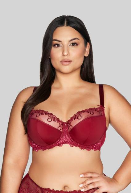 AV 1030 Semi Soft Bra Ruby