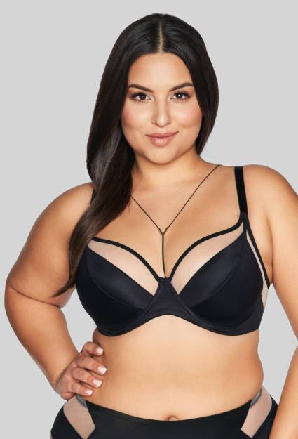 Podprsenka typu braletka AVA, černá, měkká – AV 2136 Soft Black