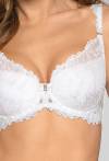 Sophie N° 01 push-up bra, white