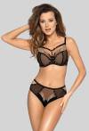 Schwarzer, halbversteifter BH – STARLING N° 02 SEMI SOFT BLACK