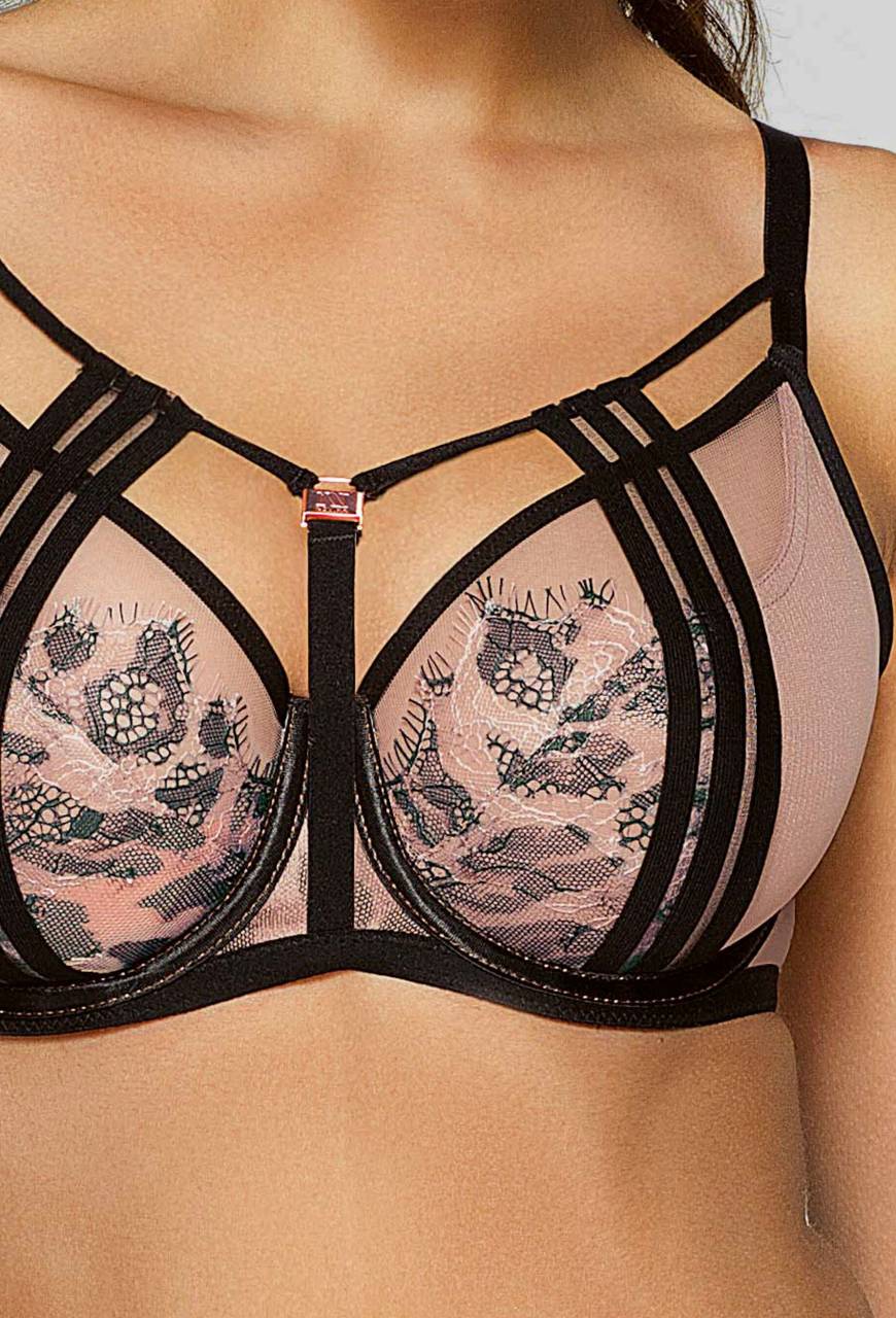 Podprsenka NOVIKA Soft Chat – krajková, smyslná ANGELINA N° 03