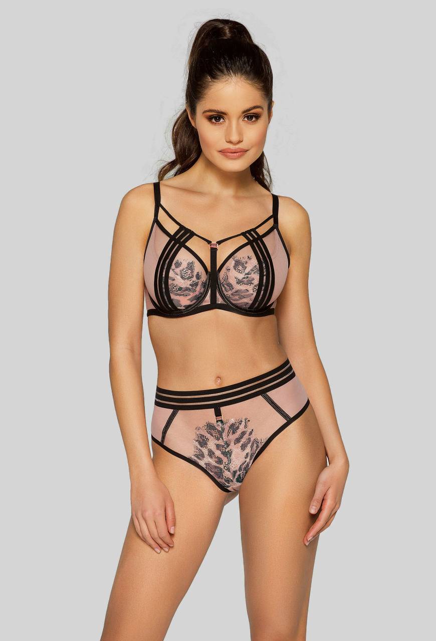 Podprsenka NOVIKA Soft Chat – krajková, smyslná ANGELINA N° 03