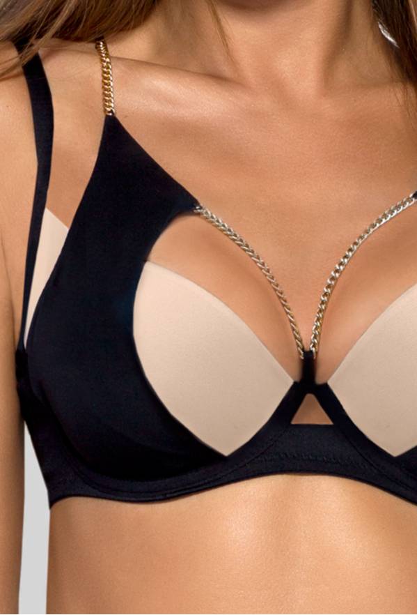 Chloe N° 01 push-up bra, black