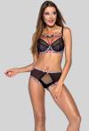 Černá podprsenka NOVIKA s ramínky – GISELLE N° 01 PUSH UP BLACK