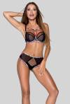 Černá podprsenka NOVIKA s ramínky – GISELLE N° 02 SEMI SOFT BLACK