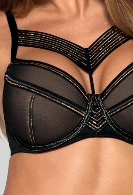 Lou Lou N° 01 push-up bra, black