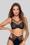 Podprsenka NOVIKA push-up – PURE POISON N° 01 BLACK