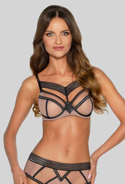 Biustonosz Novika miękki  beżowy - Lou Lou N° 03 Soft Beige