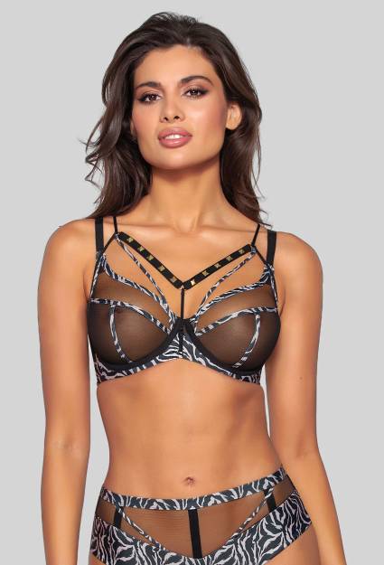 Biustonosz NOVIKA miękki czarny - MENESS N° 03 SOFT BLACK