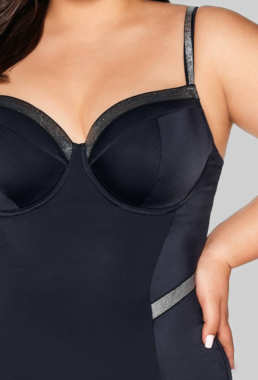 SKJ 63 Black One-Piece Swimsuit