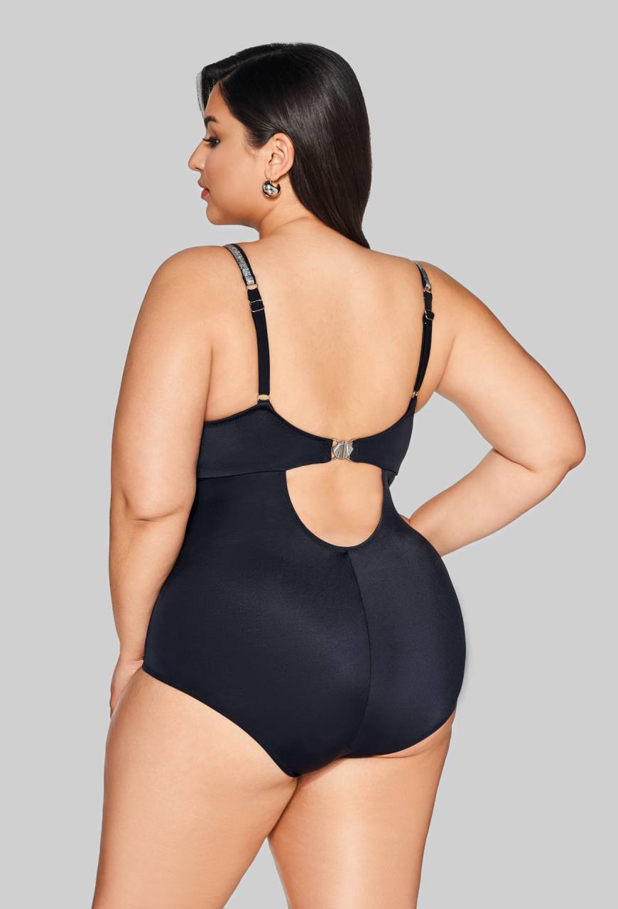 SKJ 63 Black One-Piece Swimsuit
