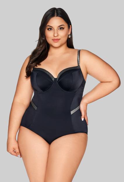 SKJ 63 Black One-Piece Swimsuit