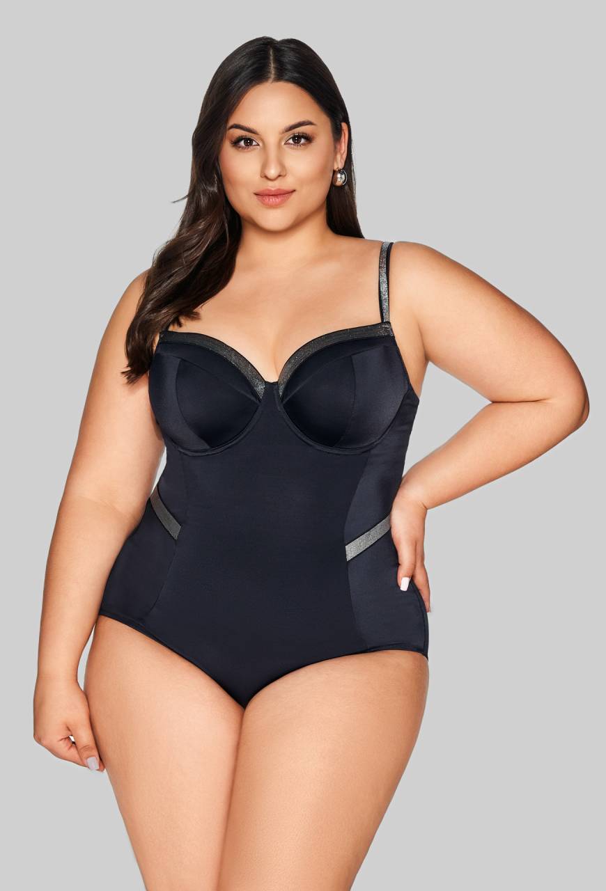 SKJ 63 Black One-Piece Swimsuit