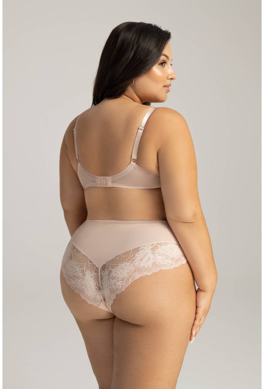 Push-up-BH – Spitze, Glanz, Strasssteine, femininer Stil – AV 2153