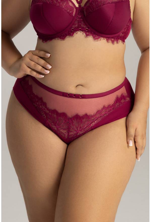 Figi AVA - bordowa elegancja i zmysłowość - AV 2149 CHIANTI