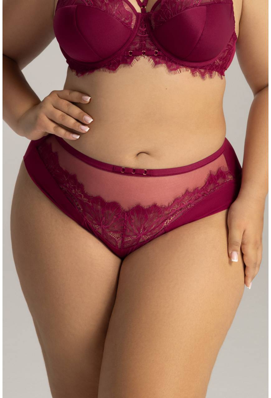 Figi AVA - bordowa elegancja i zmysłowość - AV 2149 CHIANTI