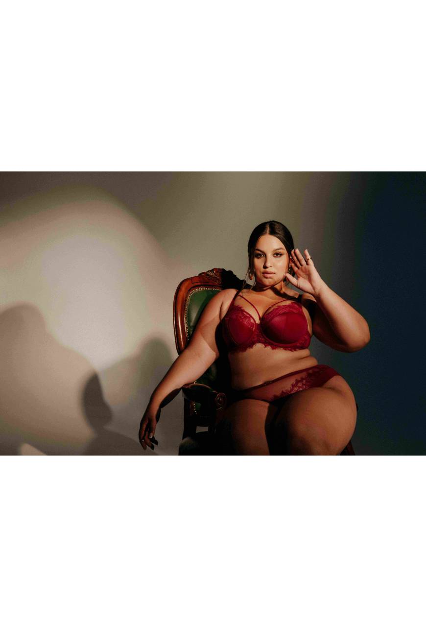 AVA-Slip – burgunderrote Eleganz und Sinnlichkeit – AV 2149 CHIANTI