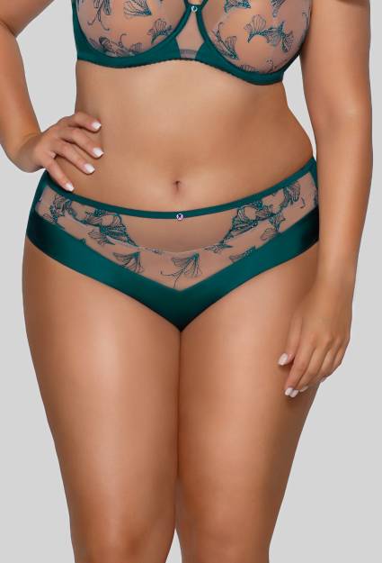 Figi AVA szmaragdowe, komfortowe - AV 2088 Emerald