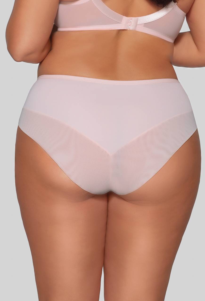 Figi AVA różowe, koronkowe, kobiece – AV 2077 Petal Pink