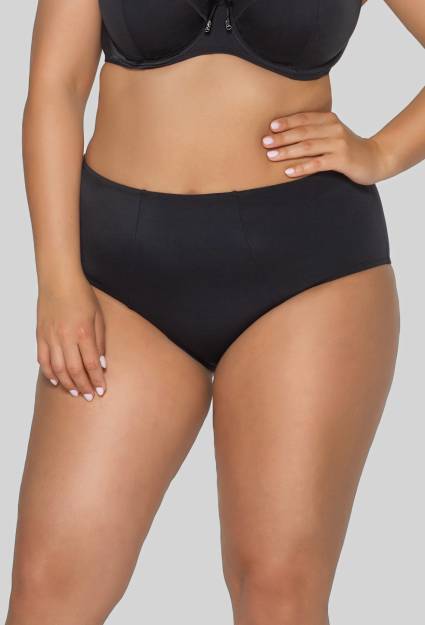 AVA Badehose, schwarz, mit hoher Taille SF 13/4 Black