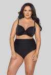 Schwarze AVA-Badehose mit verstellbarem Bund – SF 13/8 BLACK