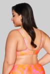 Bade-BH SK 214 – gepolstert, in Neonfarben mit goldenen Details