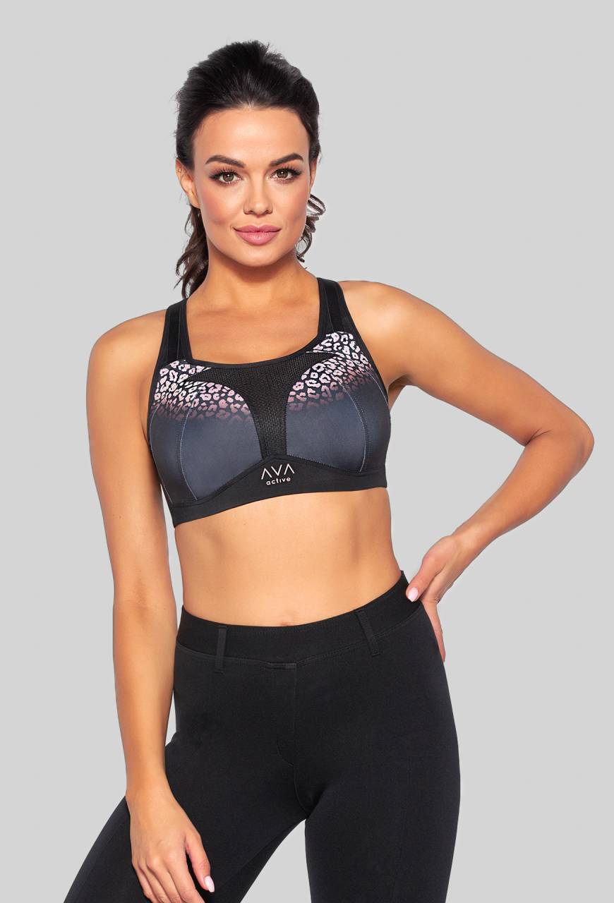 Sport-BH AVA in Schwarz von CARRI Soft Black