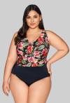 Einteiliger Badeanzug SKJ 60 Floral – blumige Eleganz