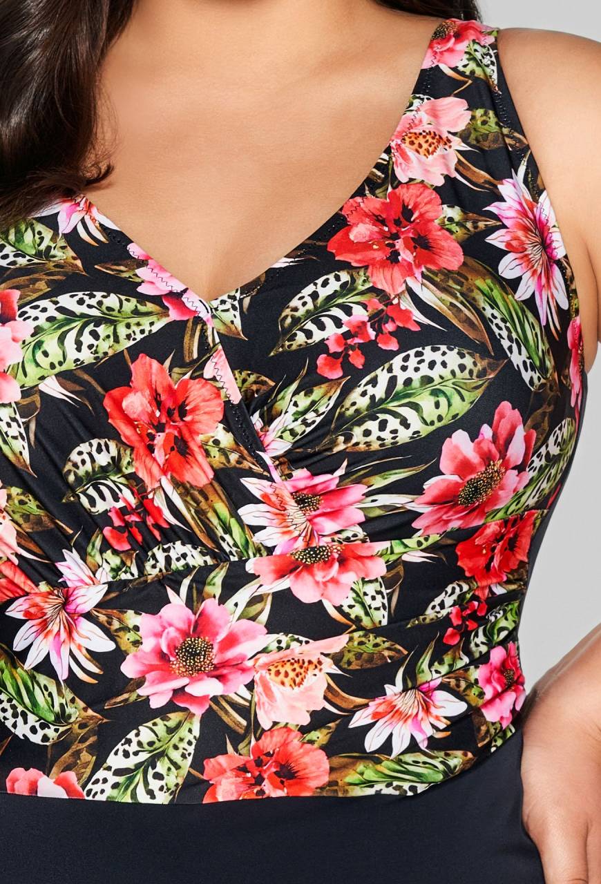 Jednodílné plavky SKJ 60 Floral – květinová elegance