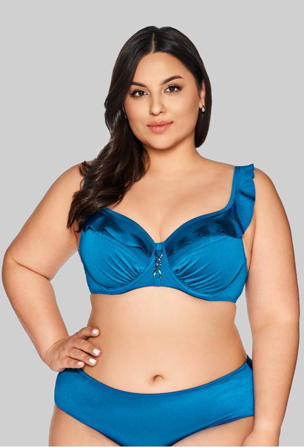 Plavková podprsenka Soft – mořská elegance na léto – SK 213 AZURE