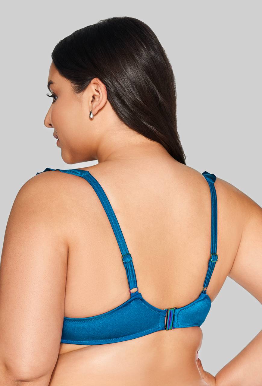 Biustonosz Kąpielowy Soft – morska elegancja na lato - SK 213 AZURE